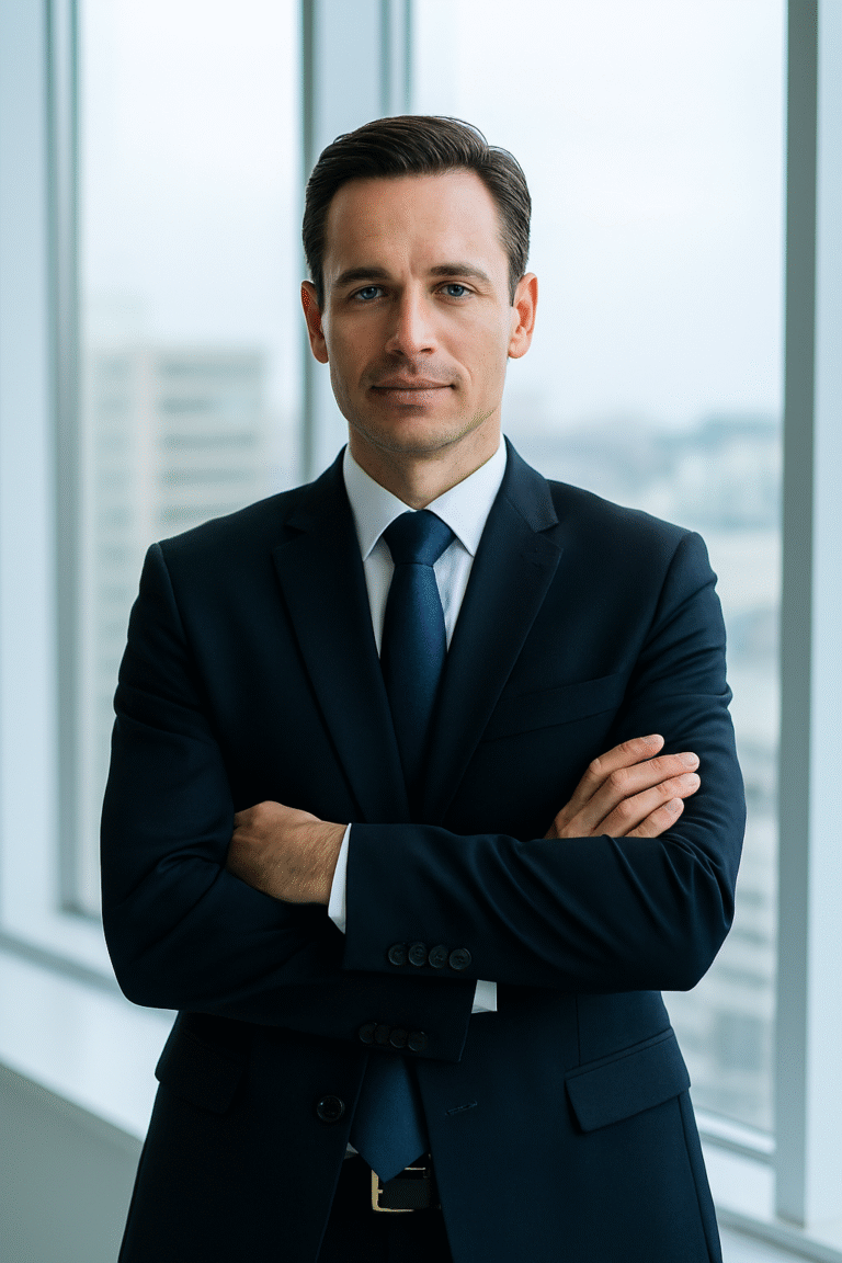 a confident executiv